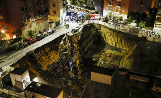 rome sink hole